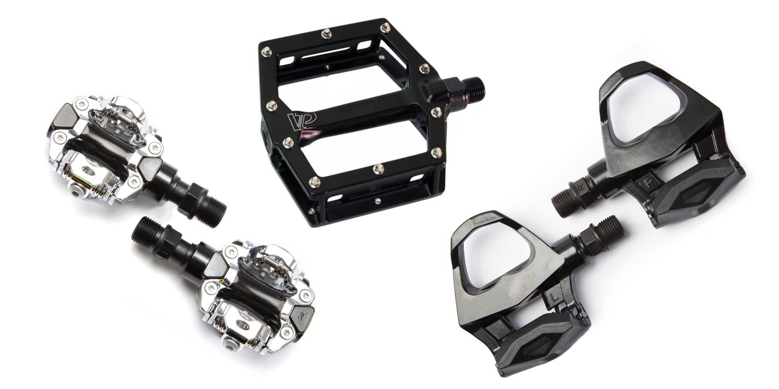 What are the different types of bike pedals?