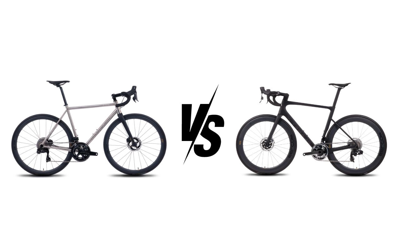 Titanium vs. Carbon Bikes