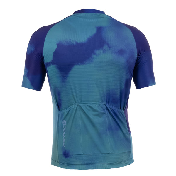 Carnac Men's Meteo Short Sleeve Jersey / Blue