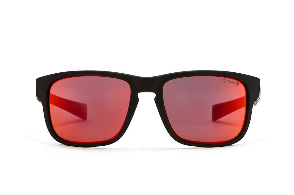 Carnac RSF SE Sunglasses / Matt Black / Black Red Revo