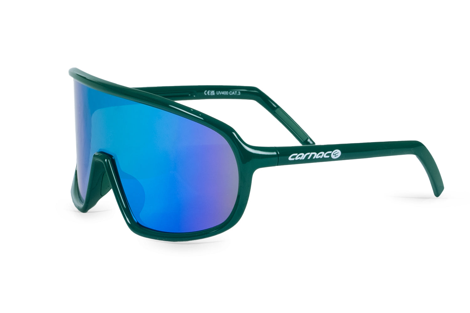 Carnac Para Sunglasses / Pine Green Frame & Blue Revo Lens