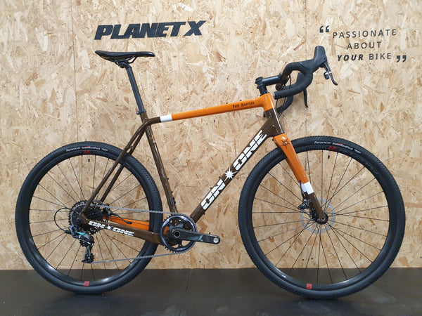 On-One Free Ranger Force 1 Carbon Gravel Bike- X Large - Orange Brown
