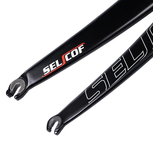 Selcof Delta SL Carbon Road Fork / Tapered / Matt Black / 9mm QR