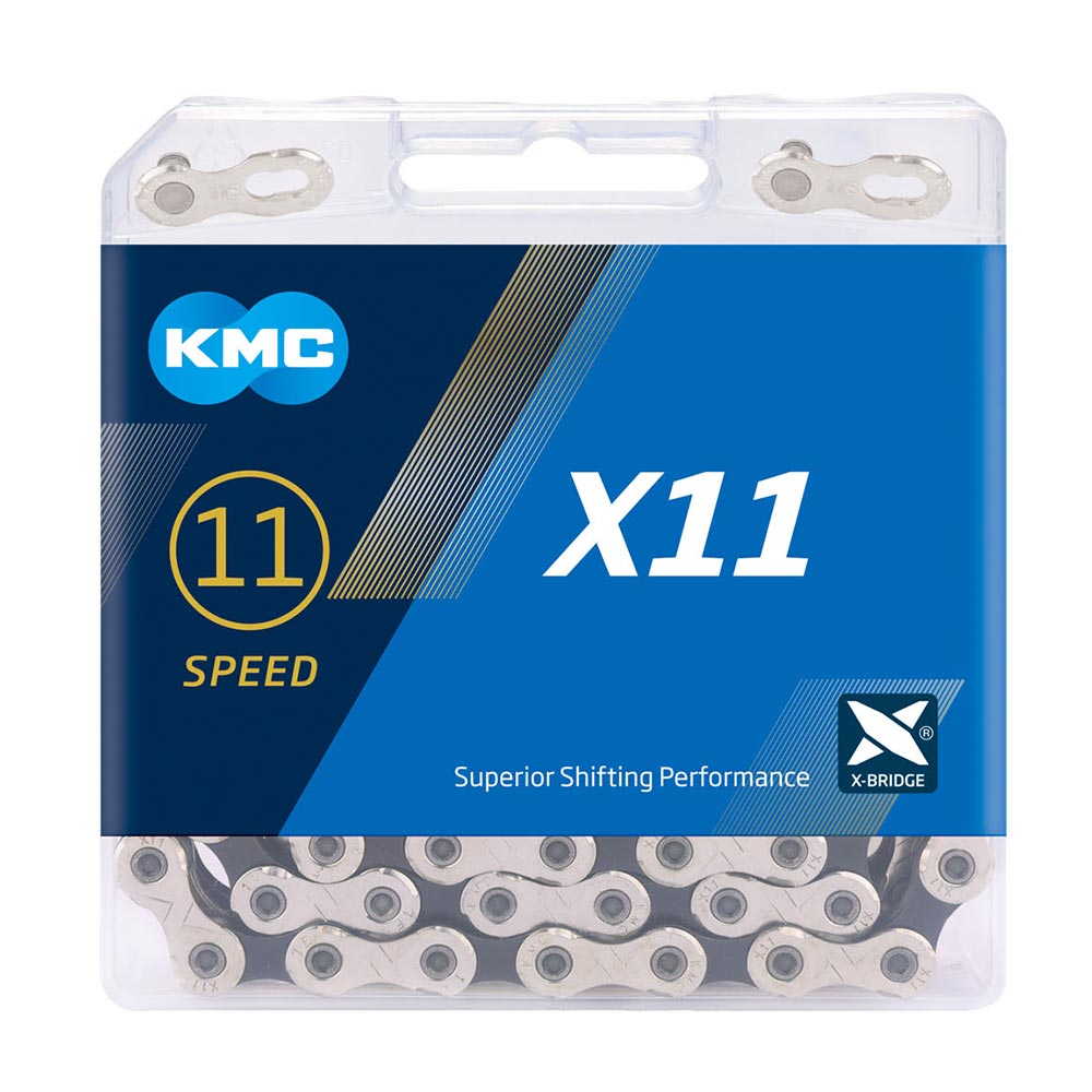 KMC X11 11 Speed Chain / 118 / SIlver/Black