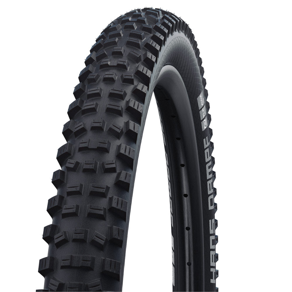 Schwalbe Hans Dampf Addix Twin Skin Folding TLR Tyre / 27.5 Inch / 2.35 / Black