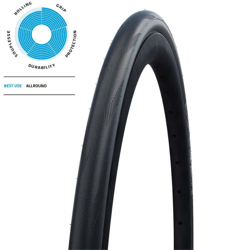 Schwalbe ONE Performance 700c TLE Folding Tyre / Black / 28mm