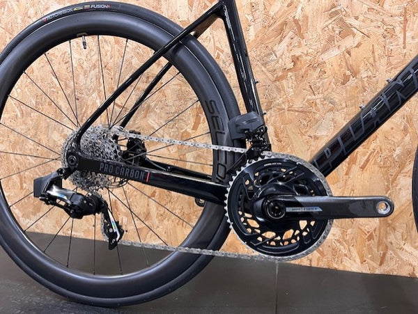 Planet X Pro Carbon SRAM Force AXS Carbon Road Bike / Medium / Black / Selcof 45 Carbon Wheels