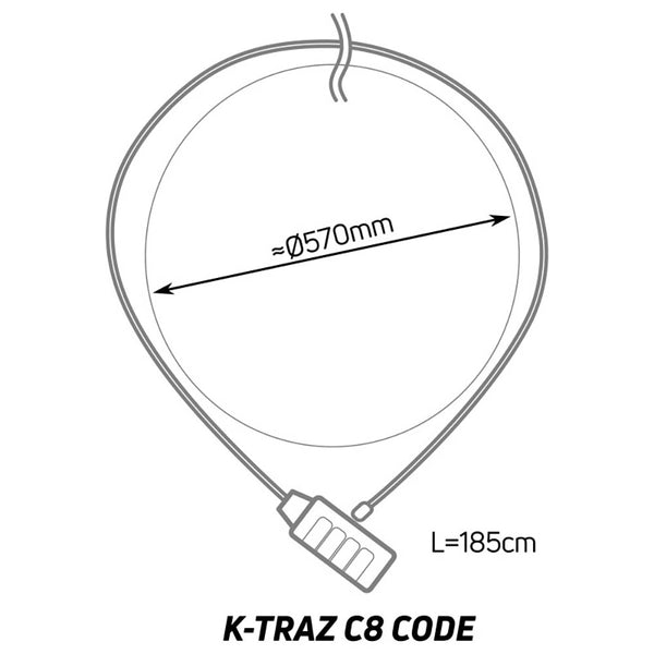 Zefal K-Traz C8 Bicycle Lock