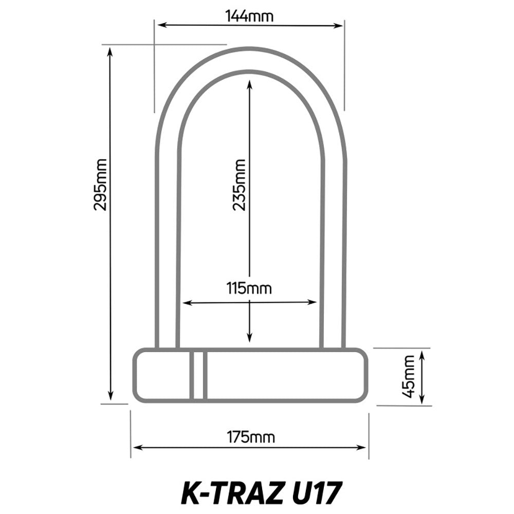 Zefal K-Traz U17 Bicycle U-Lock